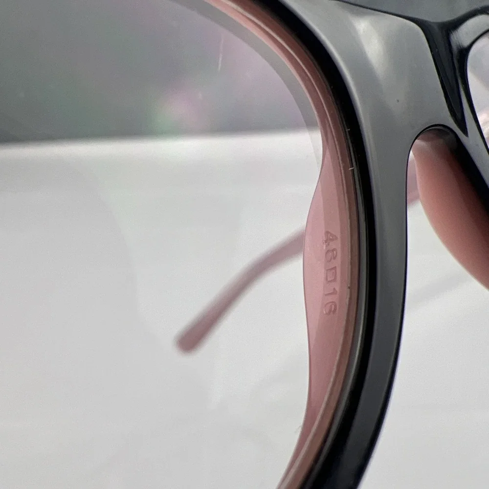 Ray Ban Kids Eyeglasses RB1544 3580 Pink Cat Eye Logo Arms 48-16-130 Frames #2